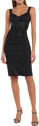 Dolce & Gabbana Lace-paneled bustier dress Size M