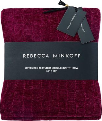 Rebecca Minkoff Chenille Throw Blanket in Boujoulais at Nordstrom Rack