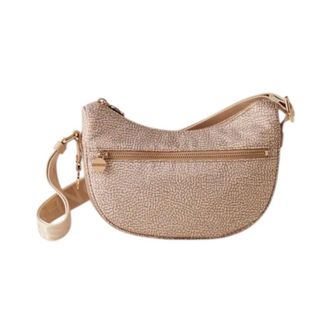 Borbonese Mini Nylon Crossbody Bag in Sand - female - Borbonese - Cross Body Bags - Beige - ONE SIZE - Bags