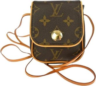 Louis Vuitton Pre-owned Mini Bags, female, Brown, Size: ONE SIZE Pre-owned Cancun Pochette