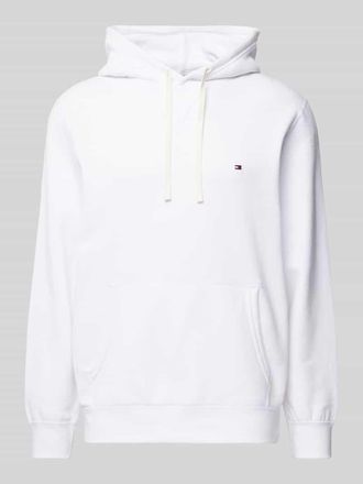 Tommy Hilfiger Hoodie mit Logo-Stitching in Weiss, Größe XXXL