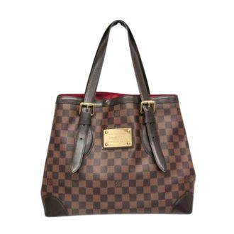 Louis Vuitton Pre-owned Tote Bags, female, Brown, Size: ONE SIZE Pre-owned Hampstead MM Tote Bag