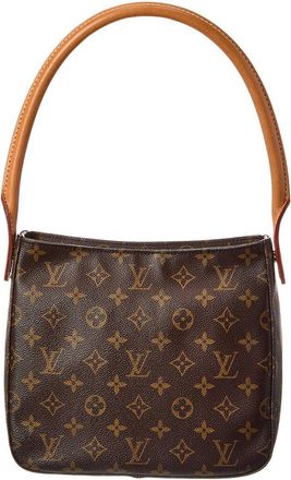 Louis Vuitton Brown Monogram Canvas Looping Mm (Authentic Pre-Loved)