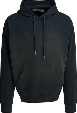 Golden Goose Bleached Effect Hoodie Sweatshirts Nero-Uomo
