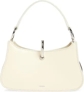 Paco Rabanne Micro Ring Leather Top Handle Bag in Ivory/silver at Nordstrom