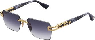 Dita Eyewear Meta-Evo One Grey Gradient Rectangular Unisex Sunglasses DTS147-A-01 56