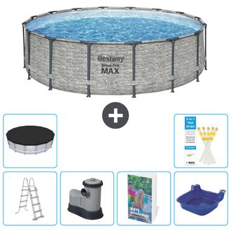 Bestway Piscina Bestway Steel Pro Max Redonda - 488x122 Cm - 7-piezas S662