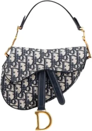 Dior Borsa a spalla in tela Pre-owned - - Pre-owned - Donna - Blu - ONE SIZE
