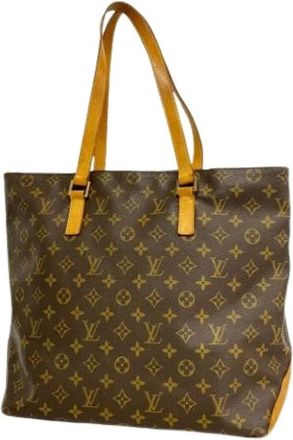 Louis Vuitton Pre-owned Tote Bags, female, Brown, Size: ONE SIZE Pre-owned Cabas Mezzo Tote Bag