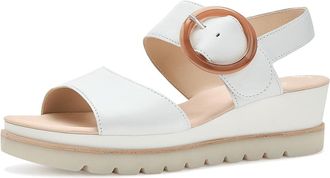 Gabor 84.645 Womens Shoes White : UK 7.5 (US Womens 10) B - Medium, Leather