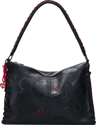 Desigual x Mickey Mouse Small Faux Leather Shoulder Bag in Black at Nordstrom