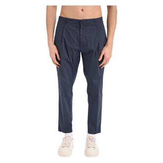 Dondup Heren, Broeken, Blauw, Maat: W32 Katoen
