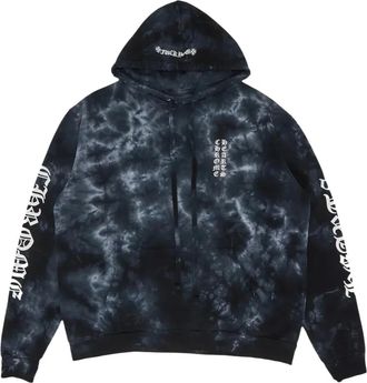 Chrome Hearts Hoodie met hoefijzerprint - Zwart