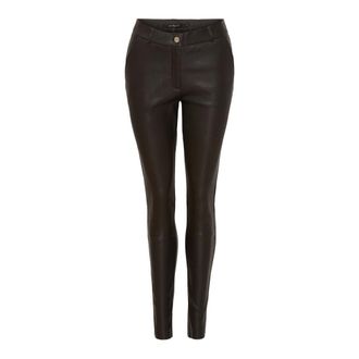 BTF-CPH Pantaloni in pelle - - Trousers - Donna - Marrone - S