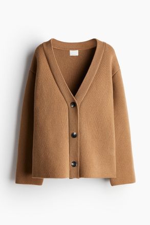 H&M Cardigan aus Wollmix - Beige