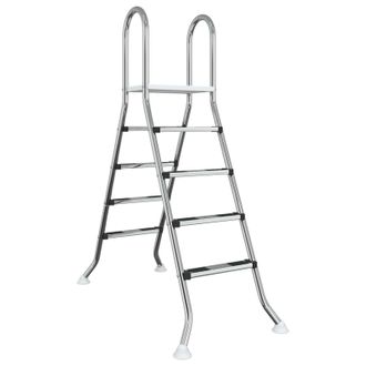 vidaXL Escalera Para Piscina Elevada 195 X 150 Cm 4-escal&oacute;n Vidaxl