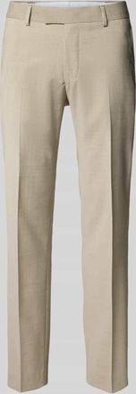 Tiger Of Sweden Straight Fit Anzughose mit Woll-Anteil Modell Tenuta in Sand, Gr&ouml;&szlig;e 46