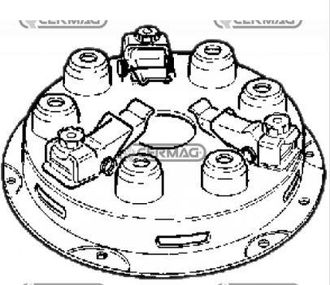 Bertolini Monoplato Con Muelles De Embrague Para Motocultor Bm 12 Bertolini 15154