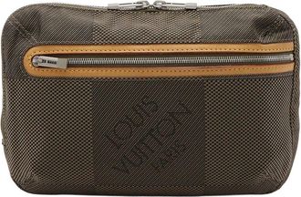 Louis Vuitton Green Damier Geant Arche Body Bag (Authentic Pre-Loved)