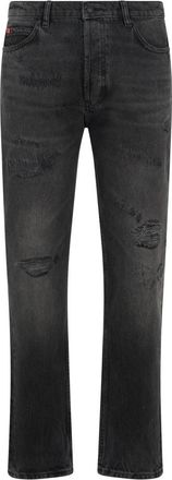 HUGO BOSS 634 Jeans - Heren - Regular Fit Jeans - Grijs - W31 - Katoen - Jeans