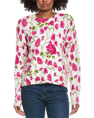 CeCe by Cynthia Steffe Cece Flower Printed Pullover