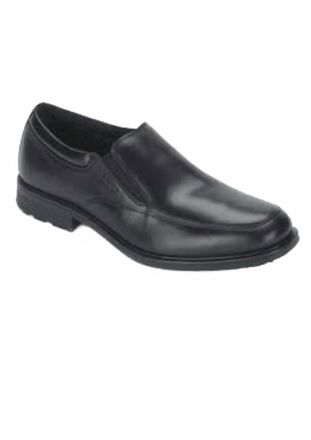 Rockport Mens Essential Waterproof Slip On Dress Shoe In Black