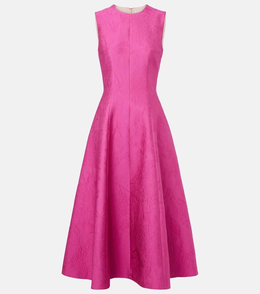 red silk maxi dress Alana Crimson Red Tiered Evening Maxi Dress M
