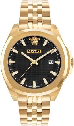 Versace Luxury Bracelet Watch, 42mm in Ip Yellow Gold at Nordstrom