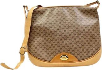 Gucci Pre-owned Cross Body Bags, female, Brown, Size: ONE SIZE Pre-owned Plastic Cross Body Bag