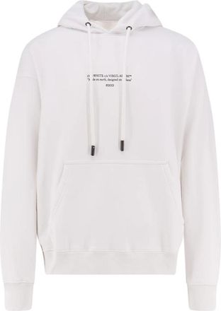 Off-white Statement Skate Hoodie - Heren - Hoodies - Wit - XL - Katoen - Hoodies & sweatvesten