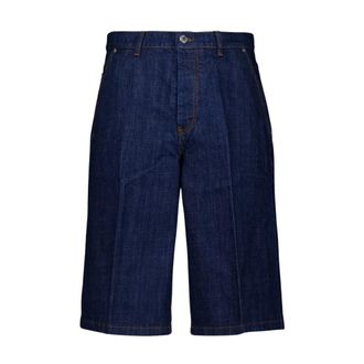 Ami Loose Bermuda Shorts - male - Ami Paris - Denim Shorts - Blue - W32 - Shorts