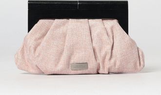 Twentyfourhaitch Clutch Teresitas in rafia drappeggiata