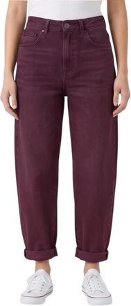 Am&eacute;lie & Am&eacute;lie Chimay Broek - Dames - Loose Fit Jeans - Paars - XL - Polyester - Jeans