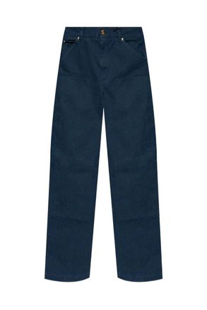 Versace DENIM CANVAS BIGGIE JEANS Size: 50, colour: BLUE