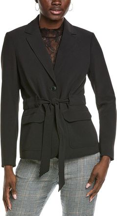 Kenneth Cole Belted Patch Pocket Jacket