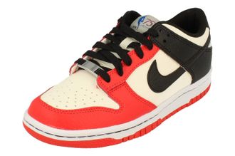 Nike Childrens Unisex Dunk Low Gs White Trainers - Size UK 5.5