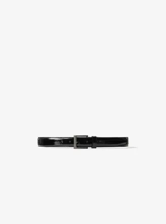 Michael Kors Catarina Patent Leather Trouser Belt