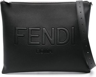 Fendi Fendi After Leather Shoulder Bag