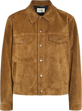 Saint Laurent Suede Jacket - Brown - 50 (IT50 / L)