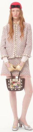 Valentino Giacca In Ribbon Tweed Ricamata Donna MULTICOLOR 36