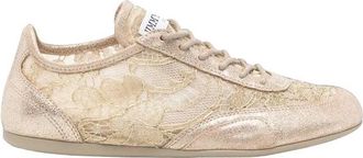 Jimmy Choo London Sneaker Sunny F - - Shoes - Donna - Beige - 37 1/2 EU