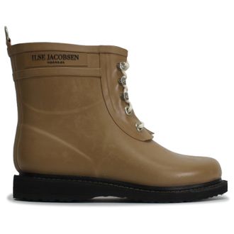 Ilse Jacobsen Rub2 Rubber Womens Ankle Boots - Otter - Size:UK 6.5