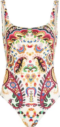 Etro Printed Low-back Swimsuit - Multicoloured 1 - S (UK8-10 / S)