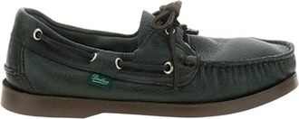 Paraboot Black Leather Loafers