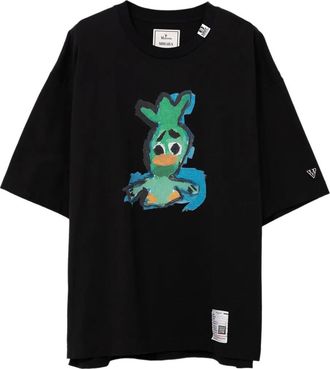 Miharayasuhiro T-shirt Leon con stampa - Nero