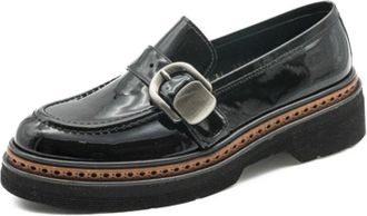 Pons Quintana Yanny Loafer - Dames - Loafers - Zwart - 36 EU - Schoenen