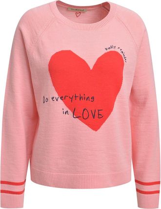 Smith & Soul Strickpullover SMITH & SOUL, Damen, Gr. XXL, sugar, Strick, Obermaterial: 96% Viskose, 4% Elasthan, unifarben mit Farbeinsatz, regular fit normal, Run