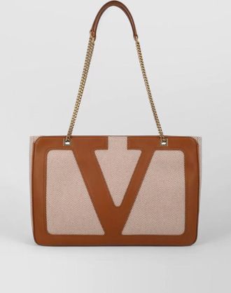 Valentino canvas tote bag