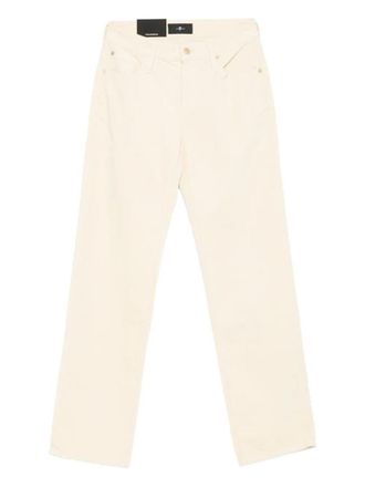 7 For All Mankind Calie Straight Leg Corduroy Pants