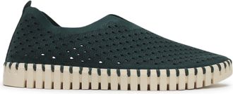 Ilse Jacobsen Tulip 3275 Textile Womens Slip On Shoes - Beetle - Size:UK 7